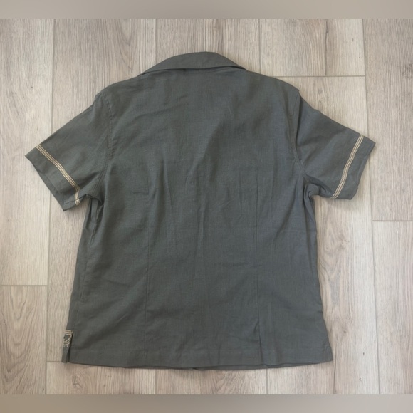 Classic Elements Gray Linen Blend Shirt 🤎 - Picture 8 of 8